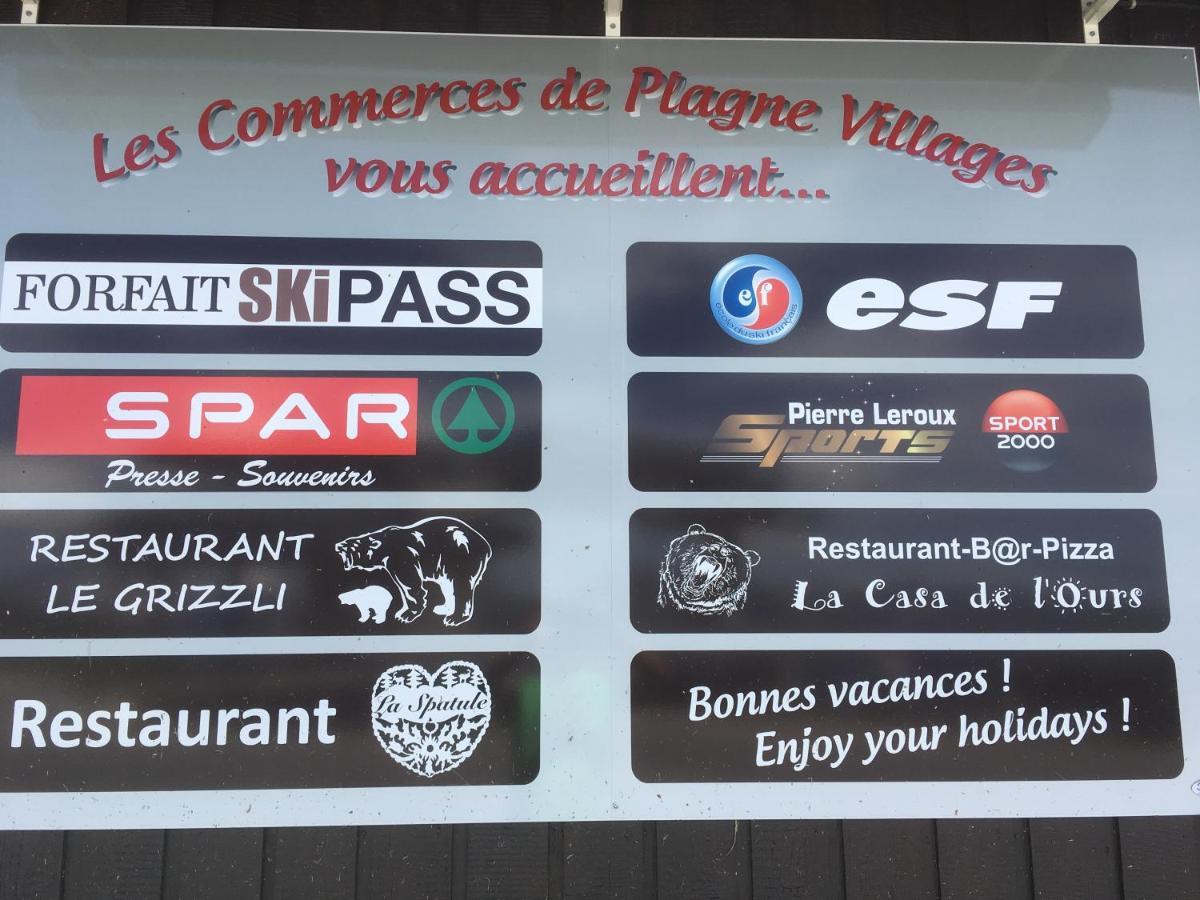 Appartement 5 Pers Plagne Village La Plagne Exterior foto